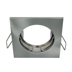 Square die casting recessed GU10 LED downlight housing