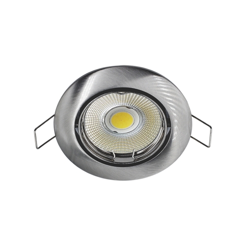Round adjustable recessed light