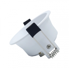 Round adjustable anti glare led cob down light