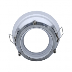 Round 360 degree adjustable downlight housing