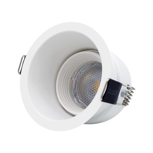 Round anti glare adjustable embedded downlight fixtures