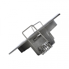 Square die casting recessed GU10 LED downlight housing