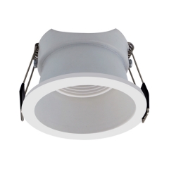 Round anti glare adjustable embedded downlight fixtures