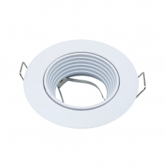 Round anti glare GU10 recessed downlight