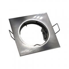 Square die casting recessed GU10 LED downlight housing