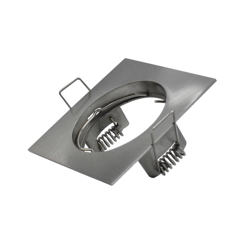 Square die casting recessed GU10 LED downlight housing