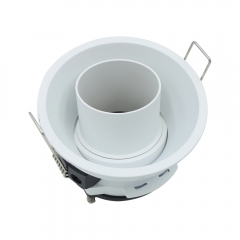 Round anti glare adjustable 360 degree recessed downlight