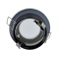 Round aluminium gu10 waterproof downlight fixtures