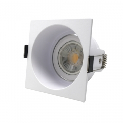 Hot Sale Anti Glare Gu10 Downlight Housing Indoor Recessed Spot Light Square Mr16 Aluminium alloy Spotlight