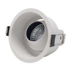 Office Gu10 Recessed Down Light Fitting Adjustable Mr16 Led Downlights Round Anti Ceiling Spotlight Housing