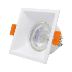 Square downlight led housing 14w antiglare ceiling recessed hotel down light