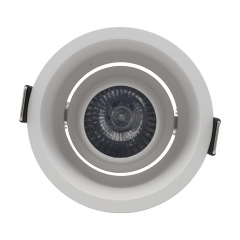 Office Gu10 Recessed Down Light Fitting Adjustable Mr16 Led Downlights Round Anti Ceiling Spotlight Housing