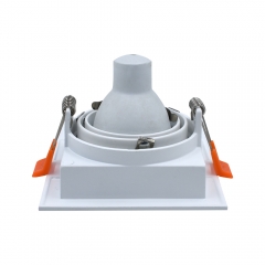 Pure aluminium ceiling GU10 MR16 spot light housing recessed light housing