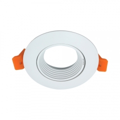 Hotel round mr16 white downlight housing die-casting aluminum gu10 antiglare spotlights fixtures