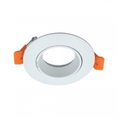 Hotel round mr16 white downlight housing die-casting aluminum gu10 antiglare spotlights fixtures