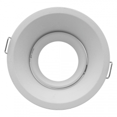 Recessed ceiling round rotatable gu10 spotlights fixtures antiglare mr16 downlights frame