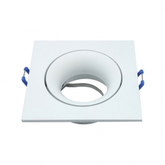 Square shape led ceiling light aluminum housing recessed downlight die casting aluminum housing spotlight