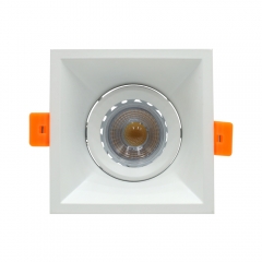 Square shape Recessed Adjustable Mr16 Gu10 Anti Glare Hot Sale Downlight Fixture