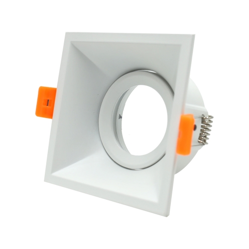 Square shape Recessed Adjustable Mr16 Gu10 Anti Glare Hot Sale Downlight Fixture