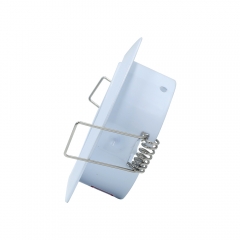 Low price white round adjustable angle iron 85mm recessed ceiling downlights frame