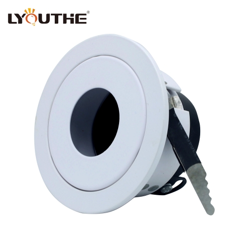 Wholesale aluminium anti glare recessed led downlight housing