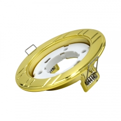 Traditional led ceiling down light GX53 lighting housing gold downlight base fixture