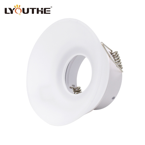 New design round pure aluminum recessed Acrylic GU10 cob downlights for hotel