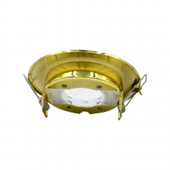 Traditional led ceiling down light GX53 lighting housing gold downlight base fixture