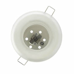 Modern round Acrylic ring anti glare recessed gu10 iron downlights fixtures