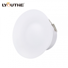 Indoor round acrylie ring ceiling recessed aluminum gu10 down lights fixtures