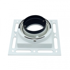 Aluminium Trimless Recessed Indoor Hotel Square Downlight Fixture