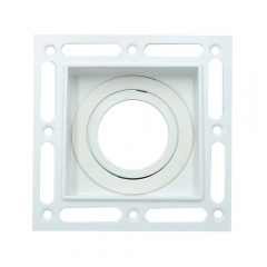 Aluminium Trimless Recessed Indoor Hotel Square Downlight Fixture