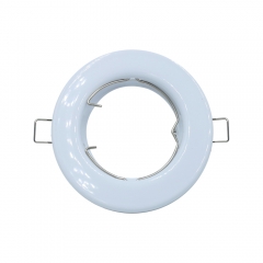 Best price CE ROSH recessed classic white round gu10 downlights housing