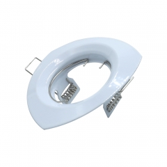 Latest design white fixed angle spot ceiling gu10 mr16 cob down lights housing