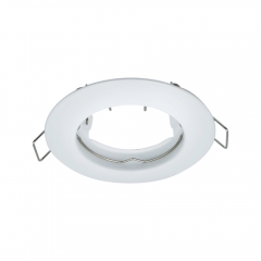 GU10 White round fixed iron spot lights embedded MR16 downlights frame for indoor