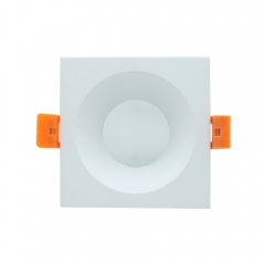 New design square Mr16 Gu10 cutting 75mm ceiling downlight IP65 waterproof led bathroom downlight