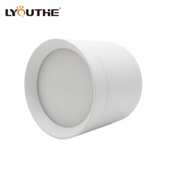 High Quality White Pure Aluminium Anti Glare Cylinder downlight Fixture 7w Gx53 Surface Mounted Downlight