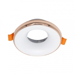 Aluminum downlight gu10 3w cob anti glare frame white round led spotlight