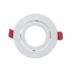 White round GU10 adjustable 85mm embedded downlight