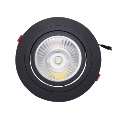 Hot selling aluminium frameless slim recessed adjustable AR111 downlights housing