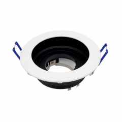 New product round 24v 12v embedded downlights antiglare gu10 downlight fittings