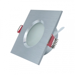 Indoor waterproof IP65 square downlight housing MR16 GU10 GU5.3 bathroom shower Down light