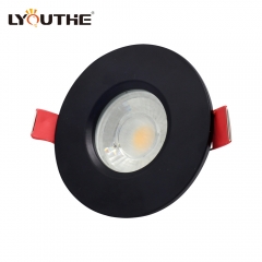 Waterproof Round Shape Gu10 Mr16 Aluminium Alloy Recessed Downlight Fixture