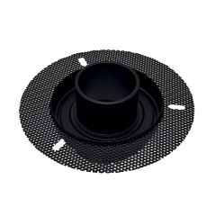 Aluminium gu10 spotlight round 12w recessed antiglare led trimless downlight