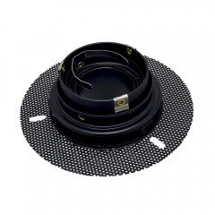 Aluminium gu10 spotlight round 12w recessed antiglare led trimless downlight