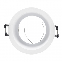 Narrow edge 60mm cut out round aluminum alloy Anti glare GU10 downlights for mall