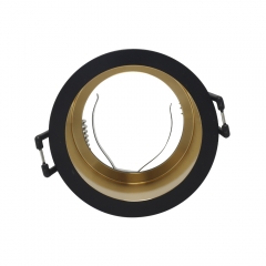 Narrow edge 60mm cut out round aluminum alloy Anti glare GU10 downlights for mall