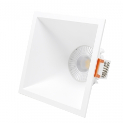 Cheapest square plastic anti glare ceiling recessed GU10 downligths frames for indoor