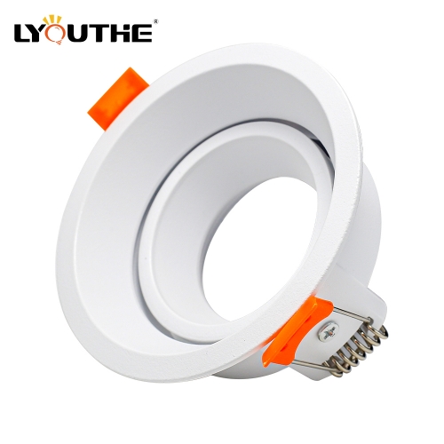 GU10 MR16 85mm diameter Round aluminum alloy anti-glare adjustable downlights housing