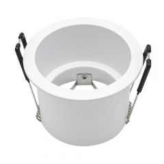 Narrow edge 60mm cut out round aluminum alloy Anti glare GU10 downlights for mall